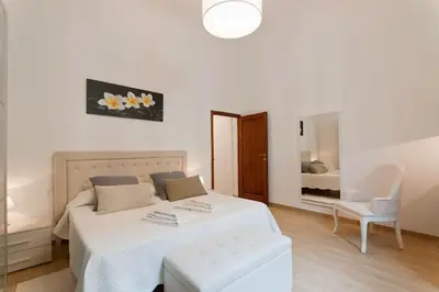 Letto o letti in una camera di Pendici di Fiesole - Appartamento Tuff Stone