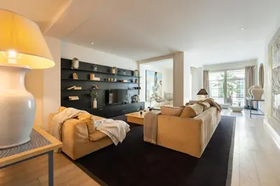 Area soggiorno di Via del Campuccio, 72 - 300 sqm Luxurious with Parking and Private Terrace - Florence Charming Apartments