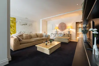 Area soggiorno di Via del Campuccio, 72 - 300 sqm Luxurious with Parking and Private Terrace - Florence Charming Apartments