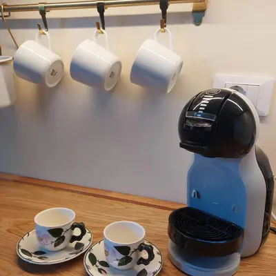 Set per la preparazione di tè e caffè presso Appartamento il Giardino