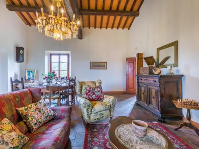 Area soggiorno di Holiday Home Villa il Giglio by Interhome