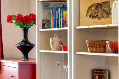 Biblioteca nell'appartamento