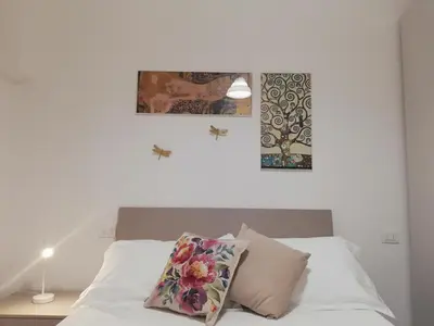 Letto o letti in una camera di Casetta Antonia