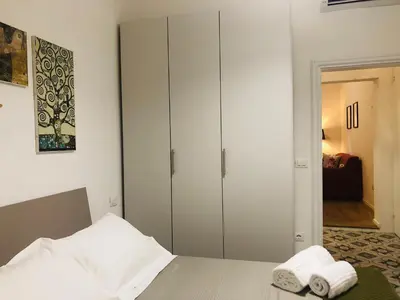 Letto o letti in una camera di Casetta Antonia