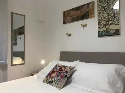 Letto o letti in una camera di Casetta Antonia