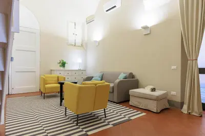 Area soggiorno di Santa Croce Deluxe Apartment