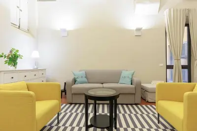 Area soggiorno di Santa Croce Deluxe Apartment