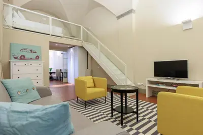 TV o dispositivi per l'intrattenimento presso Santa Croce Deluxe Apartment