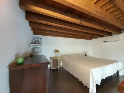 Letto o letti in una camera di Casa di Nora