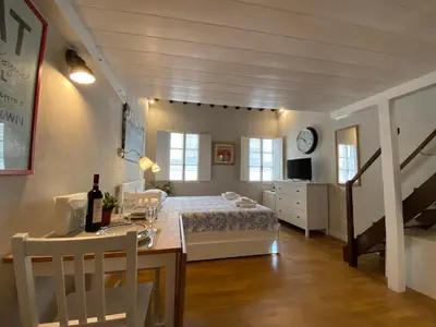 Letto o letti in una camera di Alla Porta di San Frediano
