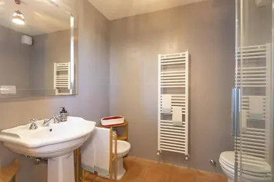 Bagno di Luminoso Fienile vista vigne