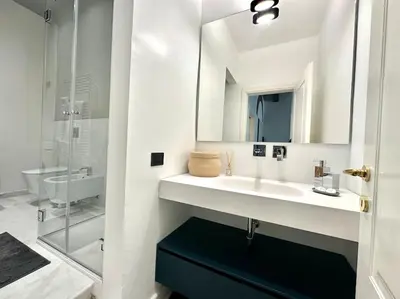 Bagno di Romantico appartamento con vista su ponte vecchio