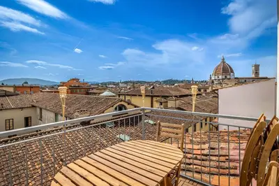 Balcone o terrazza di YD stunning terrace on the Accademia