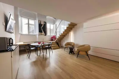 TV o dispositivi per l'intrattenimento presso appartamento palazzo bardi apartments n 1