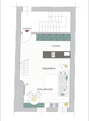 Planimetria di B-suite Florence