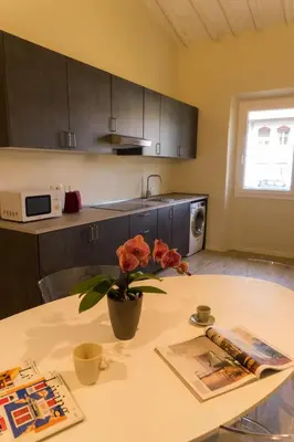 Cucina o angolo cottura di La Nicchia di Niccolò
