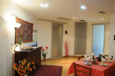 Area soggiorno di ZEUS Rooms Superior
