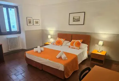 Letto o letti in una camera di Palmieri flat