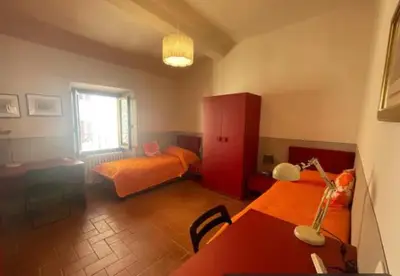 Letto o letti in una camera di Palmieri flat
