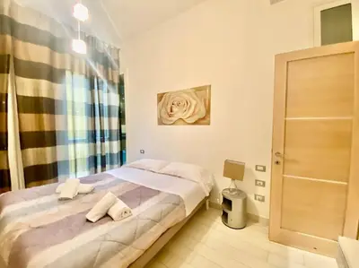 Letto o letti in una camera di Appartamento Centro Città
