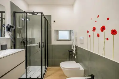Bagno di GuestHost - Giardino della Fortezza Modern Apt x6 with Patio