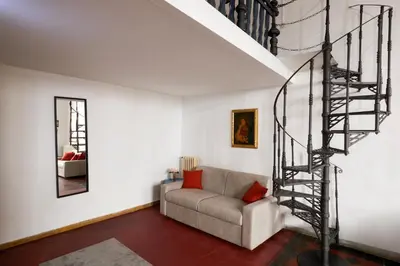 Area soggiorno di De Bardi - Beautiful Home near Ponte Vecchio