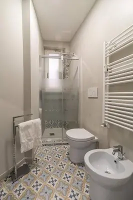 Bagno di The bright apartment