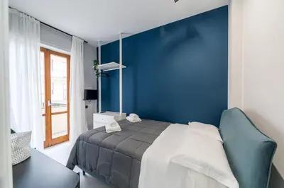 Letto o letti in una camera di The bright apartment