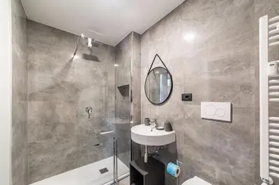 Bagno di The bright apartment