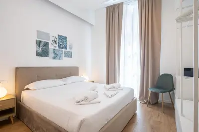 Letto o letti in una camera di Il Giaggiolo Apartment 2