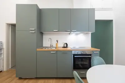 Cucina o angolo cottura di Il Giaggiolo Apartment 2