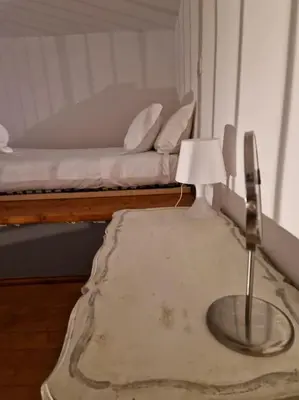 Letto o letti in una camera di Il Cortile di Viola