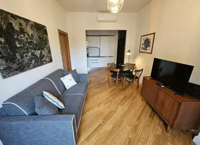 TV o dispositivi per l'intrattenimento presso Oriuolo Elegant Apartment
