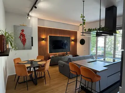 Area soggiorno di Florence Elegant Suite