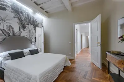Letto o letti in una camera di Apartments Florence - Golden Grove apartment 3bd