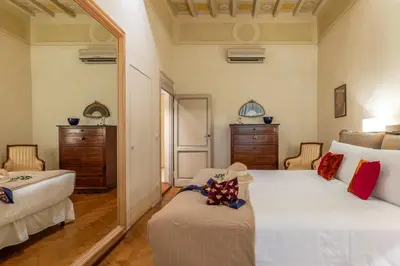 Letto o letti in una camera di Fossi Five Senses