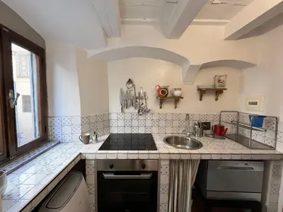 Cucina o angolo cottura di Santo Spirito Historic Studio Apartment