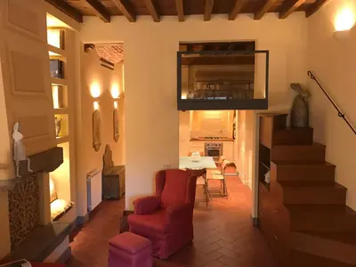 Area soggiorno di Casa Allegri, Nel Cuore di Firenze