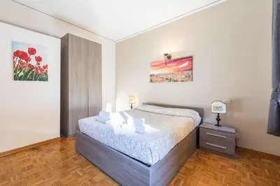 Letto o letti in una camera di Firenze Rentals Ponte Vecchio Flat