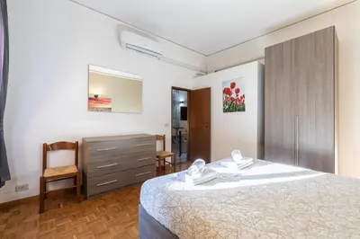 Letto o letti in una camera di Firenze Rentals Ponte Vecchio Flat