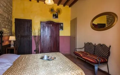 Letto o letti in una camera di Villa Dallara