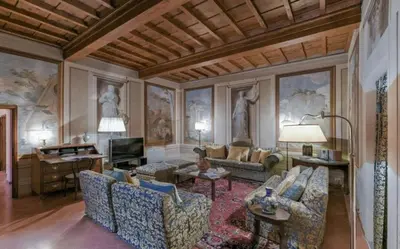 Area soggiorno di Palazzo Delle Croci