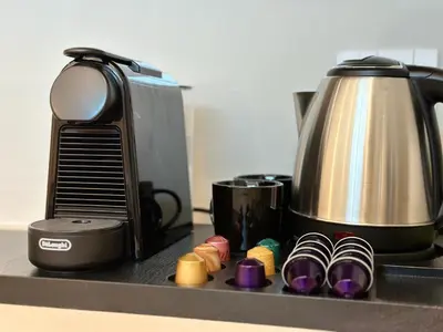 Set per la preparazione di tè e caffè presso Il Quadro sull'Arno