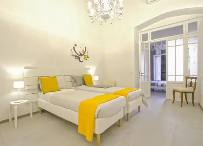Letto o letti in una camera di Via San Gallo 19