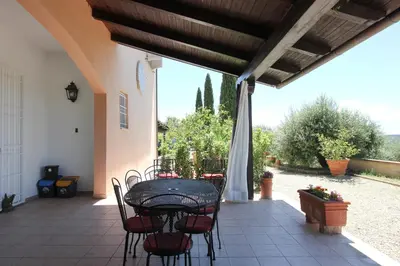Balcone o terrazza di Villa Poggio La Leona