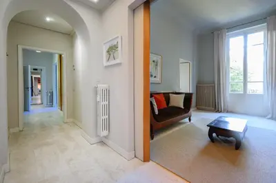 Area soggiorno di Capponi Charming Apartment