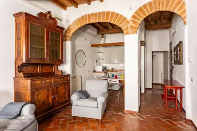 Area soggiorno di GuestHost - Archi di San Frediano Lovely Apartment