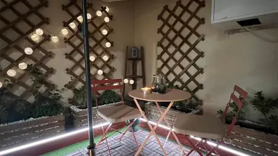 Area soggiorno di La terrazza segreta di Pupi nel centro storico