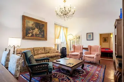 Area soggiorno di Apartment Tacconi - Signorile Appartamento 3BDR by Hôtea