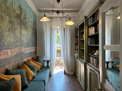Area soggiorno di Santa Caterina Palace Apartment in Florence-3 Bedroom